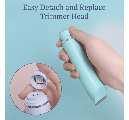 Бритва для бікіні Dermave WH- FB016-000, 4-в-1 для жінок, синій (4022)