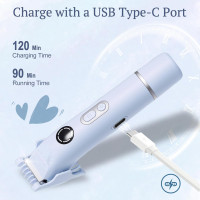 Бритва для бикини Dermave WH- FB016-000, 4-в-1 для женщин, синий (4022)