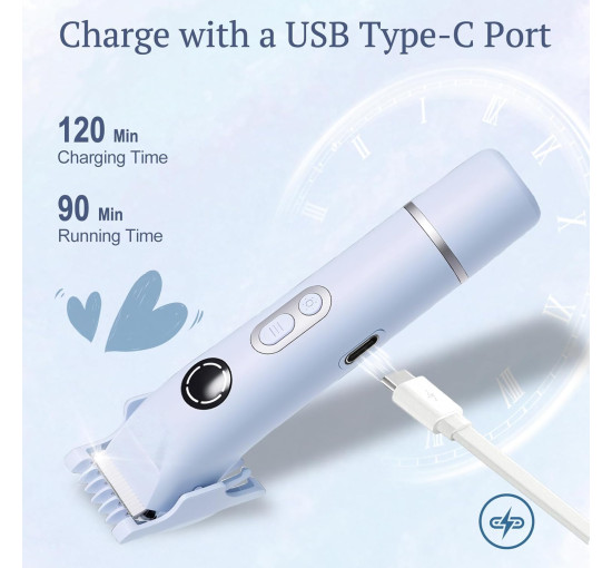 Бритва для бікіні Dermave WH- FB016-000, 4-в-1 для жінок, синій (4022)