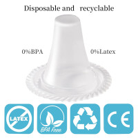 CHENGYOUDE 200X сменных чехлов для всех моделей термометров Braun, прозрачные (5111)