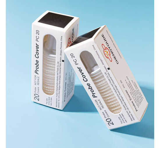 CHENGYOUDE 200X змінних чохлів для всіх моделей термометрів Braun, прозорі (5111)