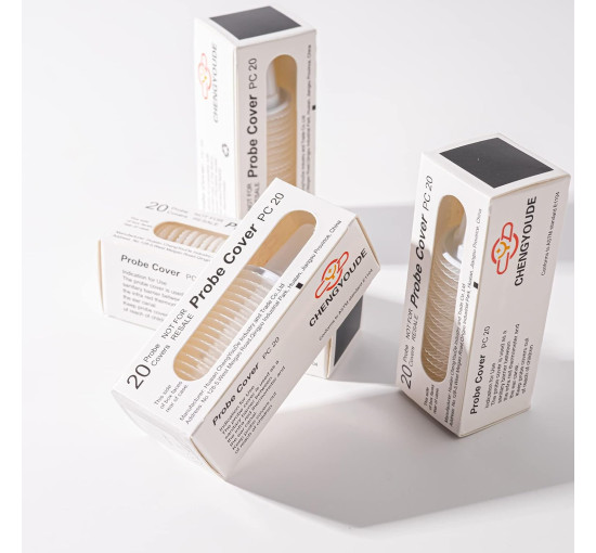 CHENGYOUDE 200X змінних чохлів для всіх моделей термометрів Braun, прозорі (5111)