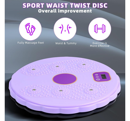 Cobmiraln багатофункціональна дошка для схуднення та балансування, фіолетовий (5058)