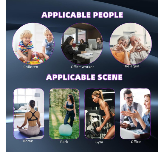 Cobmiraln багатофункціональна дошка для схуднення та балансування, фіолетовий (5058)