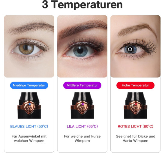 Електричні щипці WAONIQ для завивки вій 2-в-1 (4158)