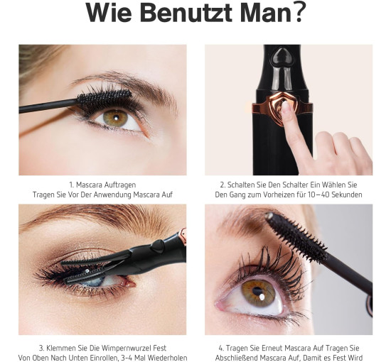 Електричні щипці WAONIQ для завивки вій 2-в-1 (4158)