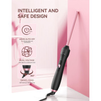 LANDOT керамическая плойка для тугих локонов, 9 мм, до 210°C, розовое золото (5057)