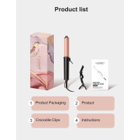 Мини-плойка для волос LANDOT SM-C660, напряжение 100-240 В, черное (5060)