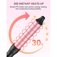 Щипцы для завивки волос LANDOT HC528-32, 32 мм, розовое золото (5059)