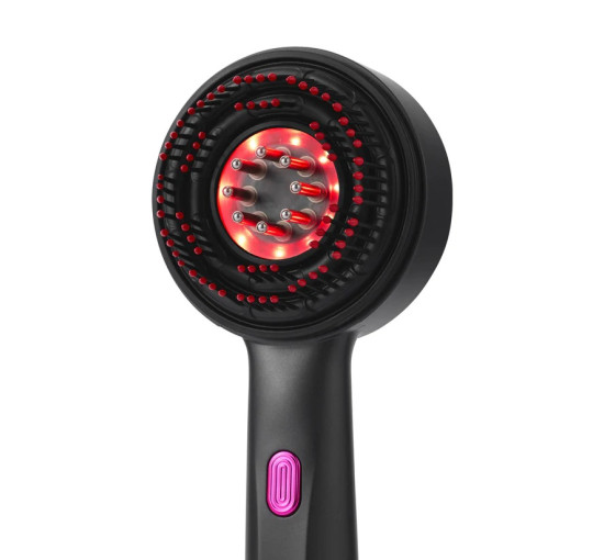 Масажер для шкіри голови Nicebeam 3-в-1 з червоною світлотерапією для росту волосся та здоров'я шкіри голови (0133)