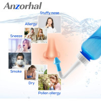 Набор для промывки пазух носа Anzorhal YT-300, синий (4089)