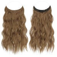 Нарощування волосся FESHFEN Secrets, Довге 50 см, синтетичне волосся, перуки для жінок, золотисто-коричневий (0105)