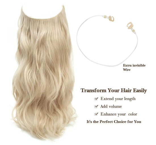 Перуки для жінок Ms Taj з затискачами регульованого розміру, блондинка (3142)