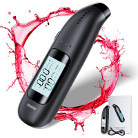 Сертифицированный портативный алкотестер Olubfdh C06 с синим цифровым ЖК-дисплеем (3143)