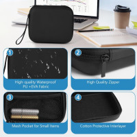 Органайзер для удобного хранения таблеток ACWOO, черная (2126)