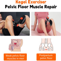 Тренажер для вправ м'язів стегон та тазового дна JICHFU T-001, чорний (4112)