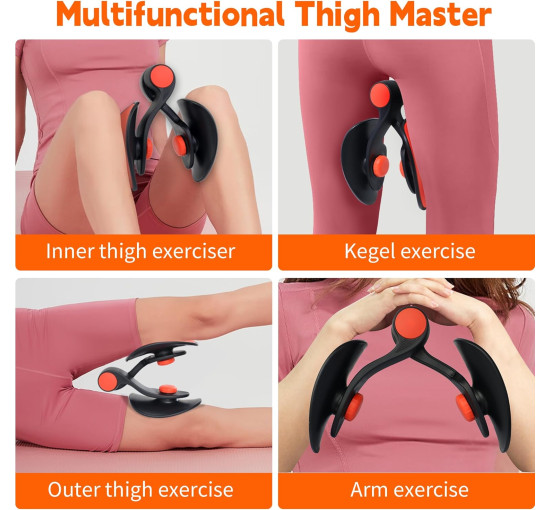 Тренажер для вправ м'язів стегон та тазового дна JICHFU T-001, чорний (4112)