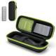 YINKECASE Жорсткий дорожній футляр ZS-030108GN-A для зберігання тримера, зелений (5075)
