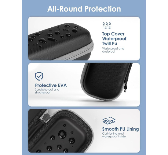 YINKECASE Жорсткий дорожній футляр ZS-030108GN-A для зберігання тримера, зелений (5075)