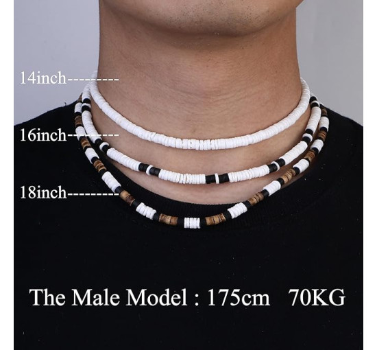 Чоловіче намисто Morfetto MOJ-L-XL0037F з морських мушель (3096)