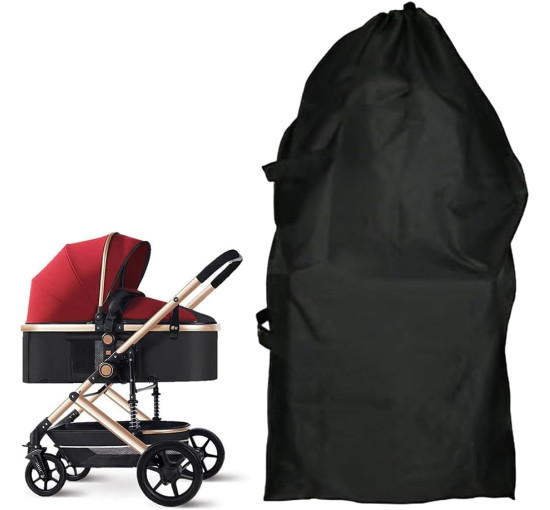 Doukesh Водонепроникна сумка для коляски sdfgh8 та сумка для перенесення колясок, чорний (5133)