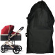 Doukesh Водонепроникна сумка для коляски sdfgh8 та сумка для перенесення колясок, чорний (5133)