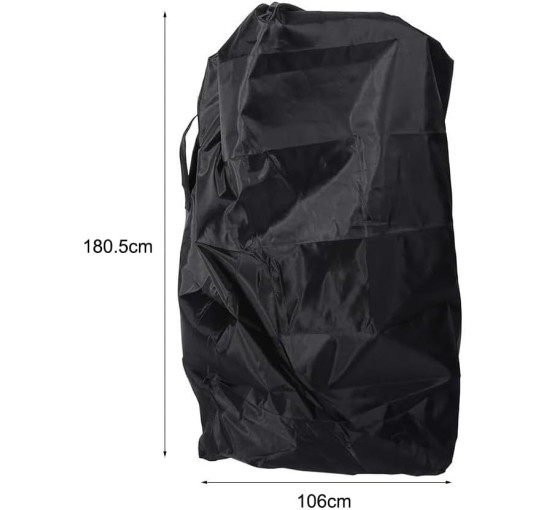 Doukesh Водонепроникна сумка для коляски sdfgh8 та сумка для перенесення колясок, чорний (5133)