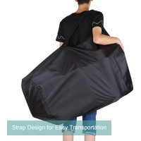 Doukesh Водонепроницаемая сумка для коляски sdfgh8 и сумка для переноски колясок, черный (5133)