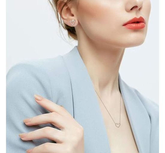 E Jewellery Набори ювелірних виробів зі срібла 925 проби S001971087, срібний (5173)