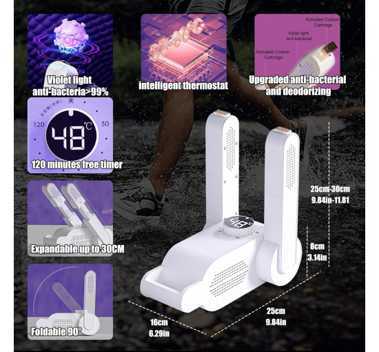 EPROICKS Електрична сушарка для черевиків SF, білий (5019)