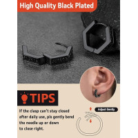 FaithHeart Сережки-кільця TE12901-FHX-U, з рунами вікінгів для чоловіків, гіпоалергенні, з нержавіючої сталі (5177)