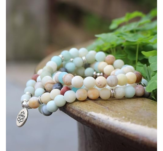 GVUSMIL браслет з натурального дорогоцінного каміння, без застібки (5178)