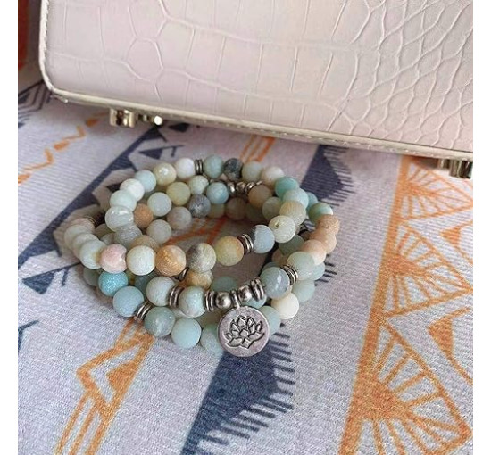 GVUSMIL браслет з натурального дорогоцінного каміння, без застібки (5178)