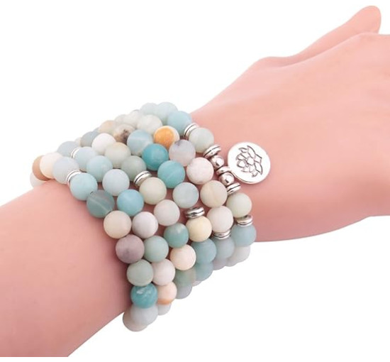 GVUSMIL браслет з натурального дорогоцінного каміння, без застібки (5178)