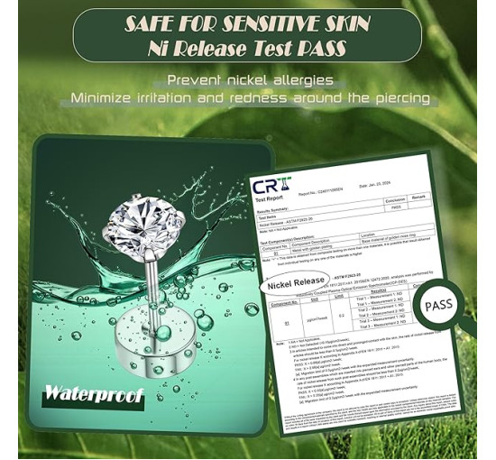 JeweBella 9 пар срібних сережок JWBE-LYF-EH61 для жінок і дівчаток гіпоалергенні (5185)