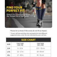 Компресійні бандажі CAMBIVO 2 пари для чоловіків та жінок, темно-сині (3006)