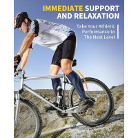 Компресійні бандажі CAMBIVO 2 пари для чоловіків та жінок, темно-сині (3006)