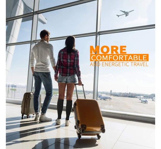 Компресійні шкарпетки CAMBIVO CS11 L/XL для жінок та чоловіків, чорнильні (3009)