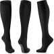 Компресійні шкарпетки CAMBIVO CS70 для жінок та чоловіків шкарпетки з градуйованою посадкою, чорні (3011)