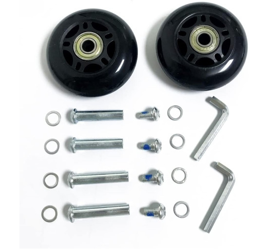 LOTOWELZON пара змінних коліс ‎ATXDE080 60 мм товщина 18 мм з 8 мм для валізи (5071)