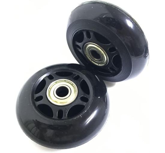 LOTOWELZON пара змінних коліс ‎ATXDE080 60 мм товщина 18 мм з 8 мм для валізи (5071)