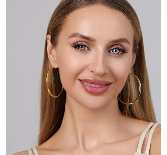 Модні сережки-кільця MOROTOLE TB-US-Triangle Hoop-SV, зі срібла 925 проби для жінок (4170)