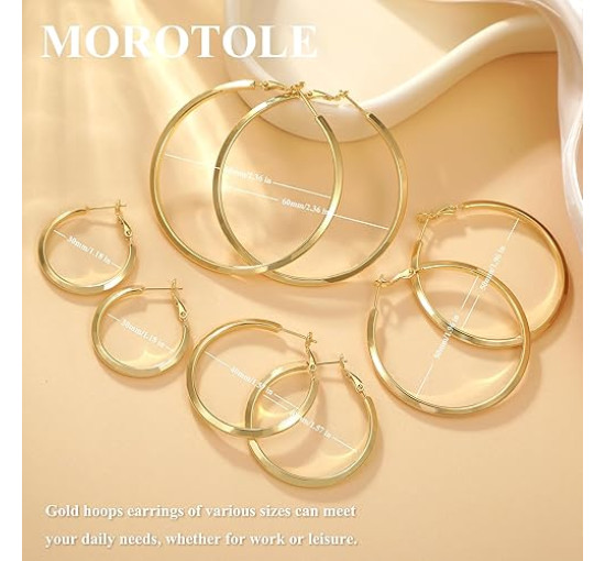 Модні сережки-кільця MOROTOLE TB-US-Triangle Hoop-SV, зі срібла 925 проби для жінок (4170)