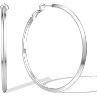 Модные серьги-кольца MOROTOLE из серебра 925 пробы для женщин, Гипоаллергенные Легкие (2007)