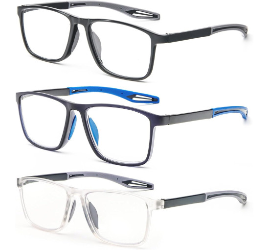 Набір MMOWW DEL030-3PC1.0 із 3 окулярів для читання, оправа TR90 (3154)