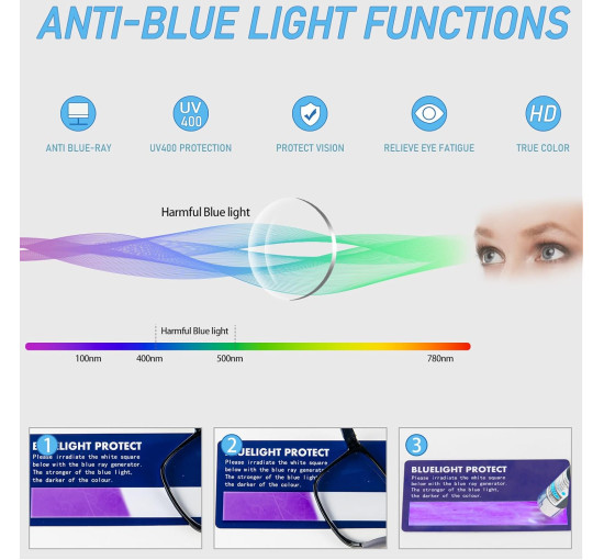 Набір MMOWW DEL030-3PC1.0 із 3 окулярів для читання, оправа TR90 (3154)