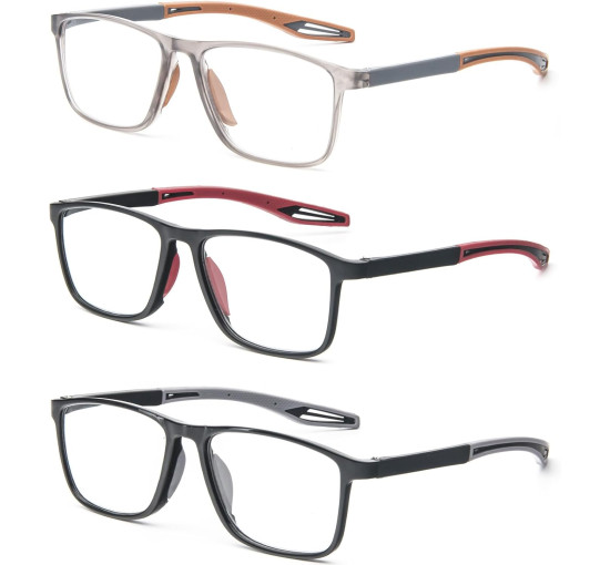 Набір MMOWW DEL030-GBR3.5 із 3 окулярів для читання для чоловіків і жінок (3153)