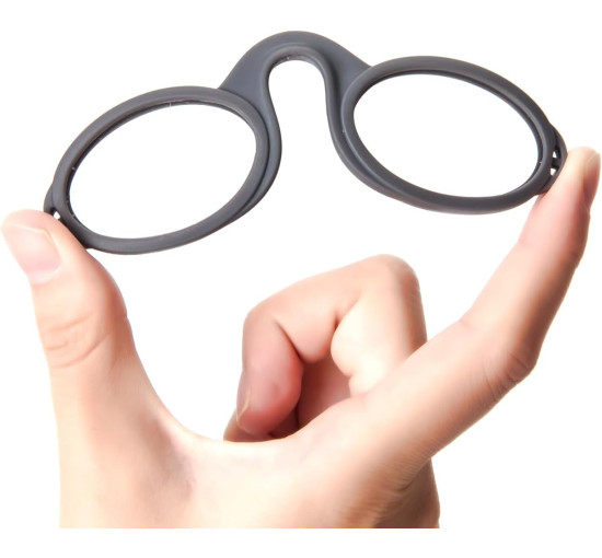 Окуляри для читання MMOWW DEL022-GY2.0 з універсальним компактним футляром, сірий (3161)