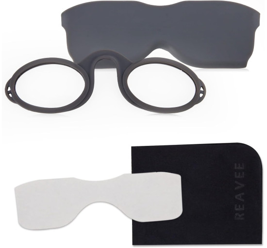 Окуляри для читання MMOWW DEL022-GY2.0 з універсальним компактним футляром, сірий (3161)