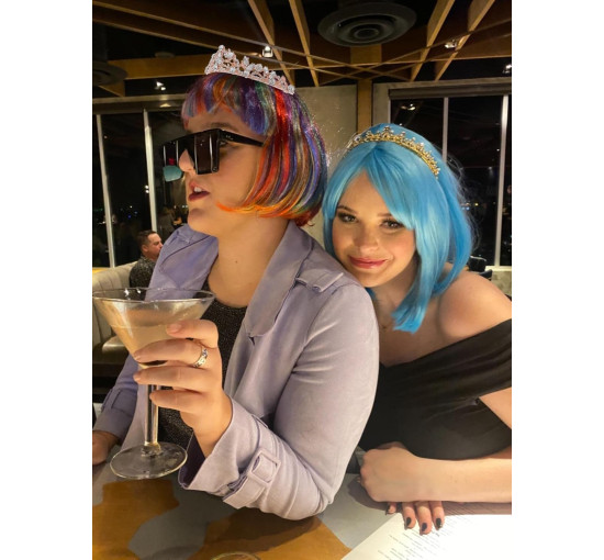 SH Весільна тіара з рожевого золота SHCG188017CP8 для жінок та дівчат, металева корона зі стразами (5134)